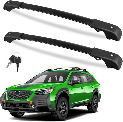 Roof Rack Cross Bars 220lb Compatible with Ford Escape 2013 2014 2015 2016 2017 2018 2019, Heavy Duty Lockable Aluminum Roof Rails Crossbars Cargo Bars Canoe Rooftop Black Carrier Luggage in Saudi Arabia