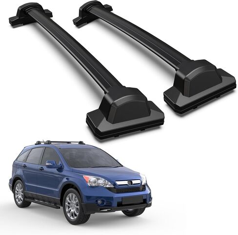 165LBs Roof Rack Cross Bars Aluminum Compatible for 2007-2011 Honda CRV CR-V EX-L EX LX Rooftop Luggage Carrier Rack crossbars for Bike Snowboard Skiboard Box in Saudi Arabia