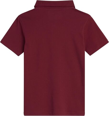 Girls' School Uniform Polo Shirt - 3 Pack Short Sleeve Picot Collar Polo - Interlock Soft Polo for Girls (4-16) in Saudi Arabia