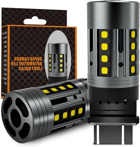 2024 New CANBUS 7440/7443 LED Bulb Red Brake Lights,7441 7444 T20 992 W21W LED Replacement for Tail Parking Lights,Anti Hyper Flash Built-in Resistor Error Free (Pack of 2) in Saudi Arabia