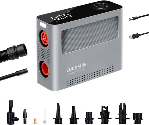 Tire Inflator Portable Air Compressor Paddle Board Pump, 10-in-1 150PSI Electric Air Pump for Car Tires, SUP Pump of 2 Stage Inflation & Auto-Off, for Car, Paddle Board, Inflatable Boat, Bike in Saudi Arabia