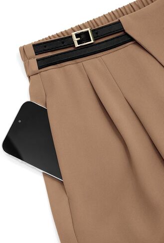PRETTYGARDEN Women's Wide Leg Pants Dressy High Waisted Business Casual Work Office Suit Palazzo Pant Trousers in Saudi Arabia