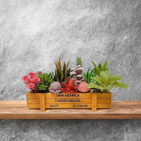 Gorgeous Succulents Plants Artificial (15 Pcs) - Lifelike Unpotted Faux Succulent, Multipurpose DIY Greenery for Home & Events in Saudi Arabia