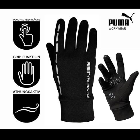 تعتبر قفازات العمل PUMA WORKWEAR Tek-One مع عناصر اللمس والمضادة للانزلاق مثالية للربيع والشتاء والخريف in Saudi Arabia