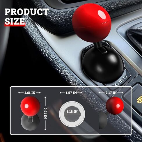 Car Push Start Button Rocker: Car One Button Start Lever Car Engine Start Stop Button Joystick Plastic Ball-bar Automotive One-Touch Start Button Starter Cover Decorative Accessories in Saudi Arabia