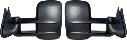 Passenger Right Side Door Towing Mirror Power and Heated with Signal Light on Glass Textured Back Cover For Chevy Silverado Sierra 1500 2500 3500HD from 2003 to 2006 in Saudi Arabia