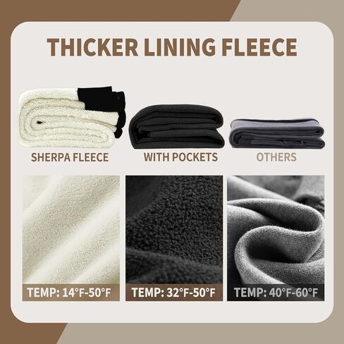 CAMPSNAIL Fleece Lined Leggings Women - Thick Soft High Waisted Black Tummy Control Thermal Warm Velvet Pants for Cold Winter in Saudi Arabia