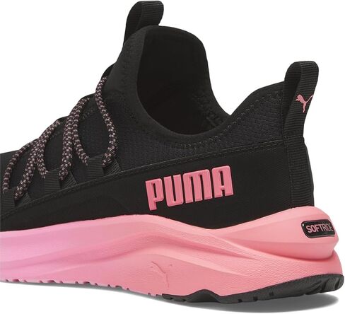 PUMA Softride One4All Sorbet (Big Kid) Puma Black/Passionfruit 4 Big Kid M in Saudi Arabia