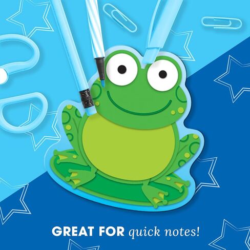 Carson Dellosa Frog Notepad—Writing Tablet With Colorful Note Paper for To-Do Lists, Important Notes, Reminders, Checklists, Drawing Sketch Pad (50 Sheets) in Saudi Arabia