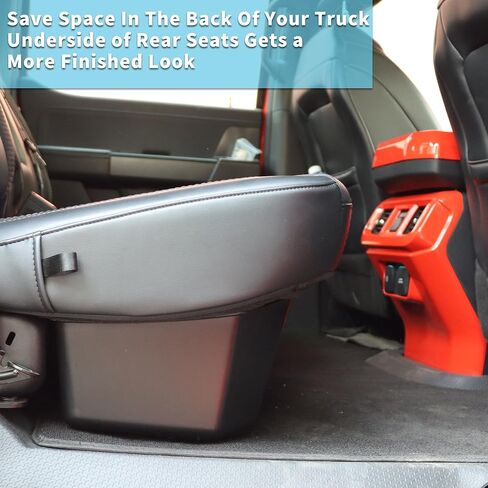 صندوق تخزين تحت المقعد متوافق مع 2015-2024 F150 و2017-2024 F250 F350 F450 F550 صندوق تخزين منظم فائق التحمل in Kuwait