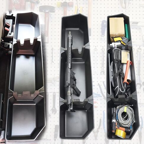 صندوق تخزين تحت المقعد متوافق مع 2015-2024 F150 و2017-2024 F250 F350 F450 F550 صندوق تخزين منظم فائق التحمل in Kuwait