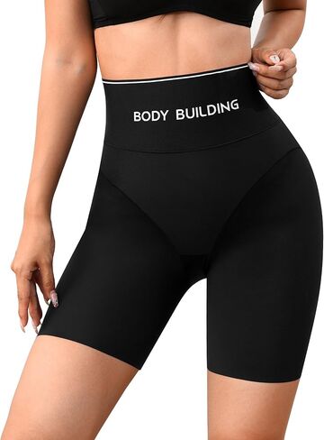 OLIKEME Tummy Control High Waisted Underwear Boy Shorts for Women Slimming Boxer Briefs Shaping Shapewear Panties 1 Pack in Kuwait