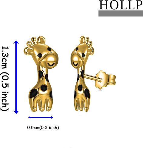 HOLLP Giraffe Earrings Animal Jewelry Giraffe Lovers Gift for Mom Girlfriend Women Teen Girls in Saudi Arabia