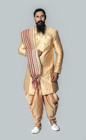 Indian Traditional Sherwani Kurta Dupatta Shawl Scarf For Men (Only Dupatta) in Saudi Arabia