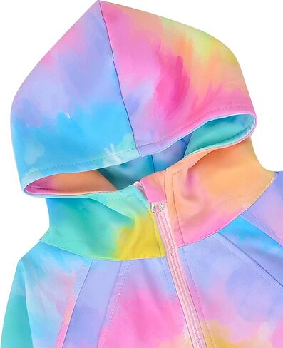 Girls Half Zip Hoodies Sweatshirts for 6-12Y Casual Collar Crop Tops Long Sleeve Pullover with Pockets Thumb Hole in Saudi Arabia