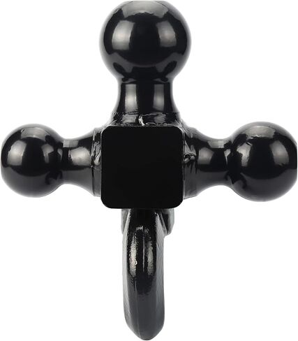 كرة ثلاثية من الفئة III/IV مقاس 2 بوصة مع خطاف وساق مجوفة، باللون الأسود in Kuwait