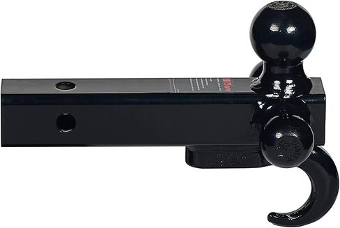 كرة ثلاثية من الفئة III/IV مقاس 2 بوصة مع خطاف وساق مجوفة، باللون الأسود in Kuwait