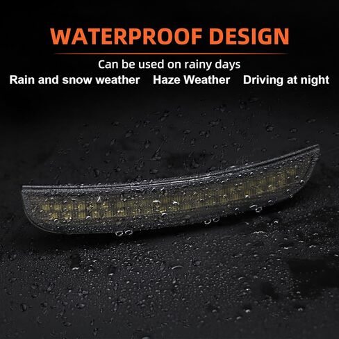 أضواء جانبية للشاحن 2015-2023. مجموعة مصابيح LED الأمامية والخلفية بعدسات مدخنة، وظيفة مصباح وقوف السيارات الأبيض، متوافقة مع شاحن SXT، لـ Scatpack، لـ SRT Hellcat in Kuwait