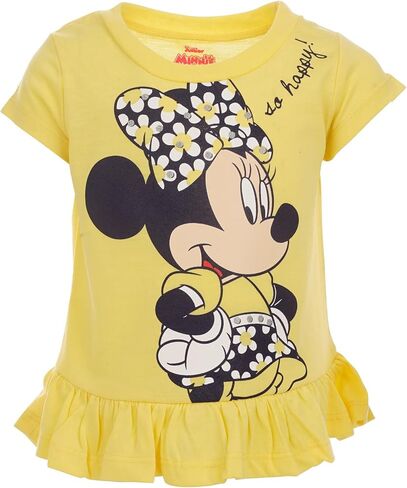 Disney Minnie Mouse Peplum T-Shirt and Bike Shorts Outfit Set Infant to Big Kid in Saudi Arabia
