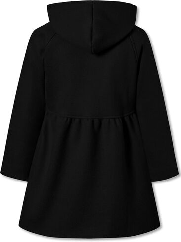 Betusline Girls' Dress Coat, Kids Hoodie Wool Blend Coats Fall Winter Outerwear Peacoat,2-14 Years in Saudi Arabia