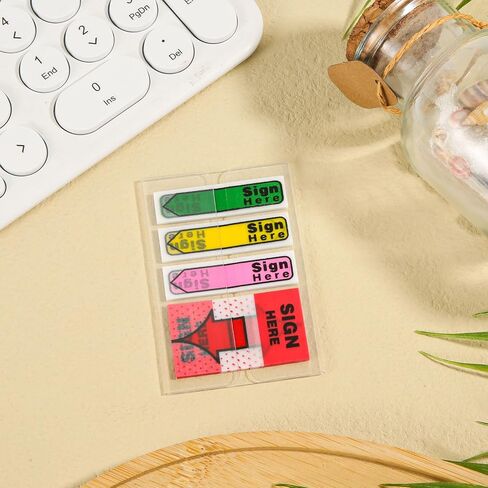 500pcs Stickers(5 Pack) Sign Here Labels, Initial Here Flags Stickers Sign Here Sign and Date Here Tabs Signature Message Tags with Dispenser Arrow Labels for School Office (Blue 1) in Saudi Arabia