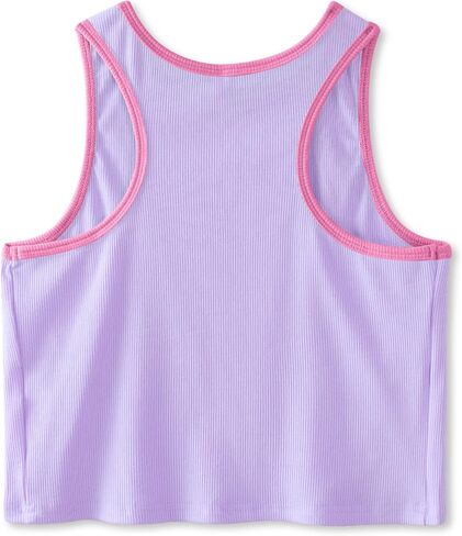 Sykooria Girls Athletic Tank Tops Basic Sleeveless Round Neck Shirts Cute Dance Crop Tops 6-16Y for Sports Yoga Workout Tops in Saudi Arabia