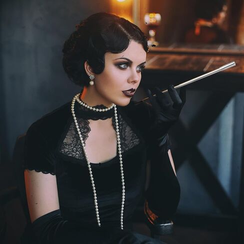 6 عبوات من حامل سجائر قابل للتمديد للنساء من العشرينيات من أجل زي الساحرة الساحرة، هدايا الحفلات للنساء، أزياء عيد ميلاد السيدات، الهالوين in Kuwait