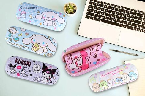 أنيمي ميلو القرفة الكلب الكرتون النظارات حالة هارد شل النظارات القضية مع نظارات القماش المحمولة واقية in Kuwait