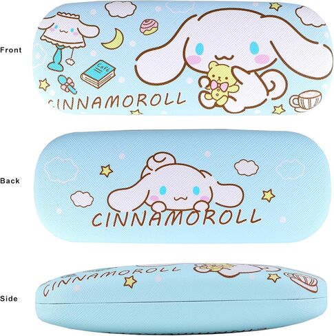 أنيمي ميلو القرفة الكلب الكرتون النظارات حالة هارد شل النظارات القضية مع نظارات القماش المحمولة واقية in Kuwait