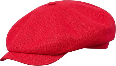 Sterkowski Rowdy Flat Cap for Men and Women | 100% Linen Newsboy Cap | Elegant 8 Panel Gatsby Cap in Saudi Arabia