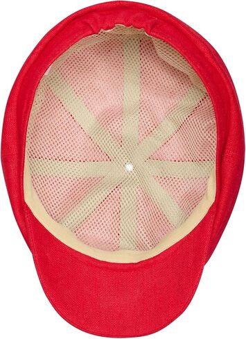 Sterkowski Rowdy Flat Cap for Men and Women | 100% Linen Newsboy Cap | Elegant 8 Panel Gatsby Cap in Saudi Arabia