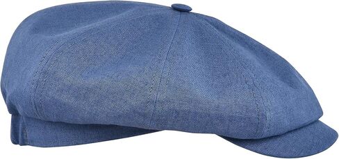 Sterkowski Rowdy Flat Cap for Men and Women | 100% Linen Newsboy Cap | Elegant 8 Panel Gatsby Cap in Saudi Arabia