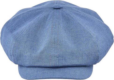 Sterkowski Rowdy Flat Cap for Men and Women | 100% Linen Newsboy Cap | Elegant 8 Panel Gatsby Cap in Saudi Arabia