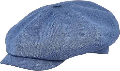 Sterkowski Rowdy Flat Cap for Men and Women | 100% Linen Newsboy Cap | Elegant 8 Panel Gatsby Cap in Saudi Arabia