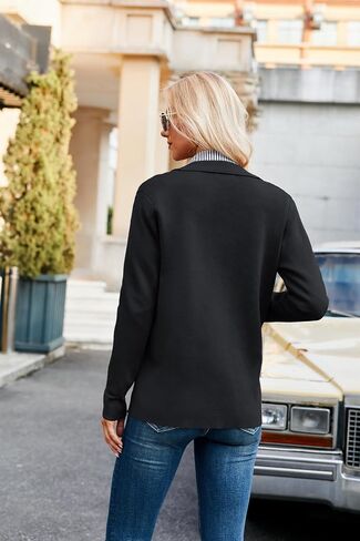 GRACE KARIN Women Casual Cardigan Knit Button Down Shirts Long Sleeve Shacket Jacket with Pockets in Saudi Arabia
