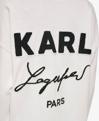 KARL LAGERFELD Women's Varsity Logo Cardigan with Patches in Saudi Arabia
