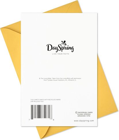 Hallmark DaySpring Religious Birthday Card (Blessings On Your Birthday) in Saudi Arabia