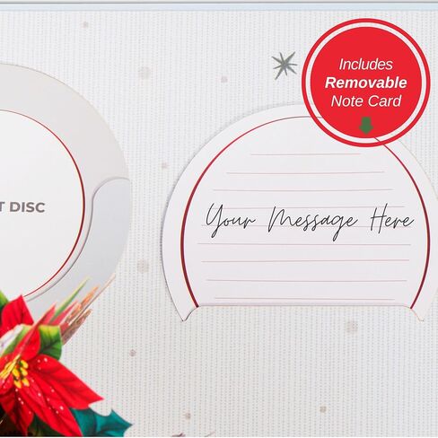 Paper Love HugePop Christmas Joyous Bouquet 3D بطاقة عيد الميلاد المنبثقة، مع باقة ورقية قابلة للفصل، هدية لعيد الميلاد أو العطلات، جميع المناسبات - بطاقة ضخمة مقاس 10 بوصة × 14 بوصة in Kuwait