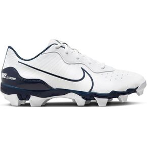 Nike Alpha Huarache Keystone Low Rubber Baseball Cleats SZ 11.5 White | Navy