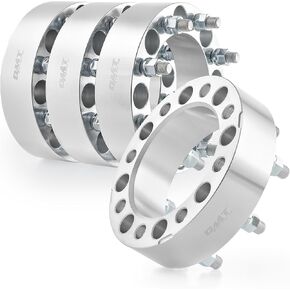 فواصل عجلات Orion Motor Tech 8x6.5، محولات عجلات 2 بوصة مع مسامير متوافقة مع 1994-2011 Dodge Ram 2500 3500 1988-1998 Ford F250 F350، طقم فاصل عجلة 8x165.1 مع تجويف محور 130 مم، مجموعة من 4 in Kuwait