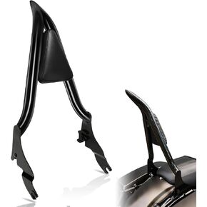 24" Sissy Bar Passenger Backrest Compatible for Harley Davidson 2009-2024 Touring CVO Road Glide, Street Glide, Road King, Ultra Limited