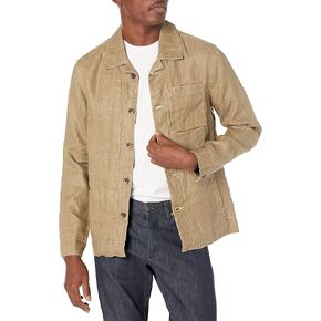 John Varvatos Men's Ricardo Inspired Utility Shirt Jacket, Butt