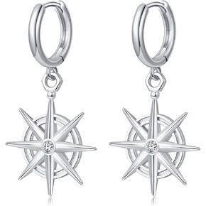 Gale Hopp Earring Game Silver Crystal Hoop Earring Jewelry Figure Cosplay For Game Lovers