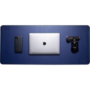 OfficeOzone Desk Mat with All-New Edge Stitch, Non-Slip Suede Base, Royal Blue, 35.4" x 15.7"