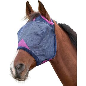 WeatherBeeta ComFiTec Durable Mesh Mask, Black/Purple, Cob