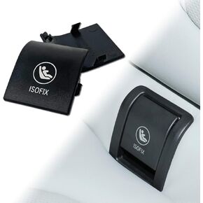 for BMW X5 G05 Rear Child Seat Safety Anchor Cover ISOFIX Cap Replacement,Compatible with BMW Seat Latch Cover 2019-2023 52207499786 Black 1pcs