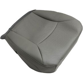 Driver Side Bottom Perforated Replacement Seat Cover Gray Compatible with Ford E-150 E-250 E-350 E-450 E-550 2002 2003 2004 2005 2006 2007 2008
