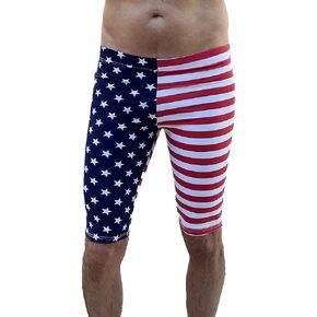 Stars and Stripes Men's Swim Jammer (Lined)