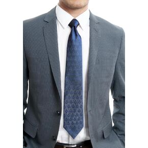 Square & Compass Masonic Neck Tie - [Navy & Royal]