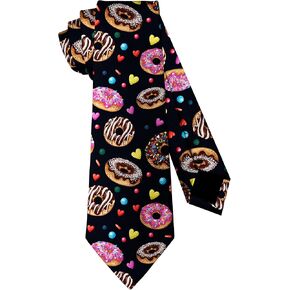 Men's Novelty Tie Funny Necktie For Mens Wedding Party Work Casual Holiday Party